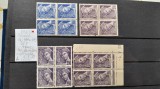 1938-1941-Franta-MercurYT407,413 -4 bl4- MNH, Nestampilat