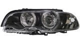 Set faruri Bmw Seria 3, Coupe/Cabrio, 05.1903, montare fata, stanga+dreapta, lupa; cu lampa pozitie LED; H7+H7+PY21W; electric; rama neagra; cu