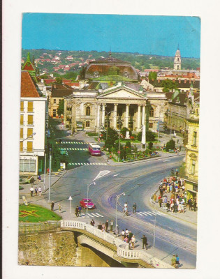 CA6 Carte Postala - Oradea , Piata Republicii, circulata 1972 foto