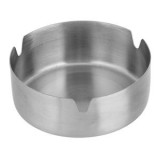 Scrumieră din Inox Rotundă, Argintie, &Oslash;8x4cm, CMCLASS