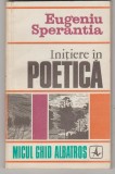 bnk ant Eugeniu Sperantia - Initiere in poetica