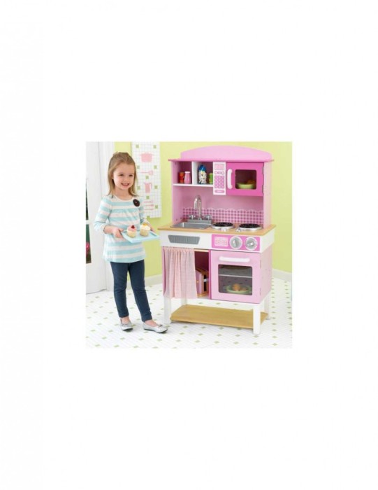 Bucatarie din lemn cu Accesorii incluse Home Cooking