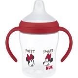 NUK Perfect Match Disney cană pentru antrenament cu m&acirc;nere Minnie 6m+ 150 ml