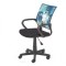 Scaun birou copii HM Hanoi, ergonomic, cu mesh, cadru polipropilena, inaltime reglabila, rotatie 360&deg;, 100 kg, multicolor