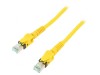 Patch Cord S/FTP Cat 6a Cu PUR Galben 10m