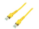 Patch Cord S/FTP Cat6a, 20m, Galben