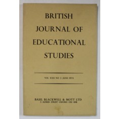 BRITISH JOURNAL OF EDUCATIONAL STUDIES , VO. XXII , NO. 2 , JUNE , 1974