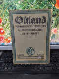 Ostland vom geistigen leben der auslanddeutschen zeitschrift mar. 1926 Sibiu 181