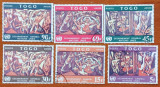 TOGO-&#039;&#039; Din serii vechi-&#039;&#039; PICTURI-DEZARMAREA-Fresca la ONU&#039;&#039;-6v.-stamp., Stampilat