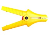 Bornă crocodil galbenă 32A 43mm 11kV