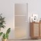vidaXL Ușă de interior, 83x201,5 cm, alb, sticlă mată și aluminiu 350577