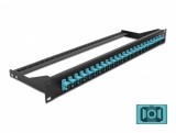 Patch panel 19&quot; cu 24 x SC OM3 Multi-mode Simplex, Delock 43383