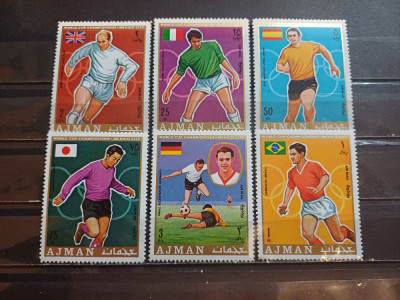 AJMAN 1970-MNH-C.M. FOTBAL MEXIC-SERIE foto