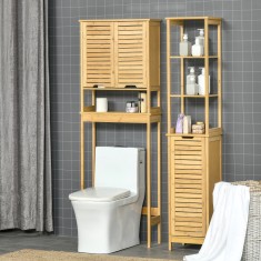 Kleankin mobilier baie tip turn, lemn, 34x30x173 cm foto
