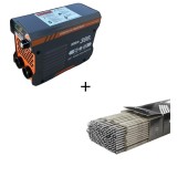 Aparat de sudura MMA300 CAMPION , 10-300A, Electrozi 1.6 - 5 mm + 5 KG Electrozi sudura, 2.5 x 350 mm