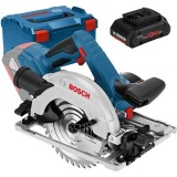 Bosch GKS 18V-57 G + ProCORE - Fierastrau circular 165x20 mm valiza speciala + Acumulator Li-Ion 18 V 4 Ah