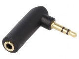 Adaptor Audio Jack 3,5mm Unghiular 3pin, Gembird