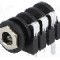 Conector jack, Jack 6,3mm, 3 contacte, mama, AMPHENOL - ACJS-IH