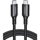 Cablu Date si Incarcare USB-C - USB-C UGREEN US567, 60W, 2m, Gri