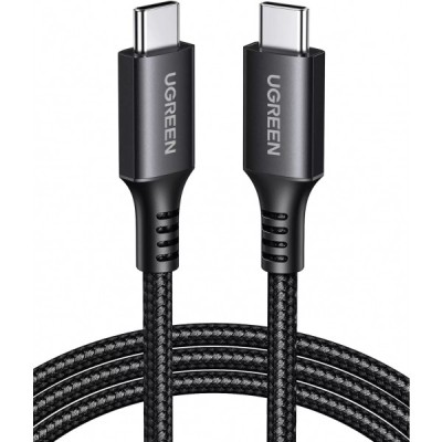 Cablu Date si Incarcare USB-C - USB-C UGREEN US567, 60W, 2m, Gri foto