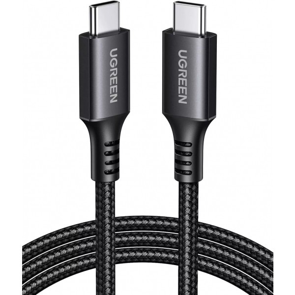 Cablu Date si Incarcare USB-C - USB-C UGREEN US567, 60W, 2m, Gri