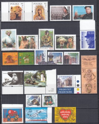 POLONIA 2004 LOT MULTIPLE SERII MNH foto