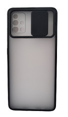 Huse siliconcu protectie camera slide Samsung Galaxy A51 , Negru foto
