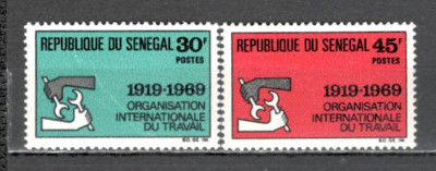 Senegal.1969 50 ani Organizatia Internationala a Muncii MS.100 foto