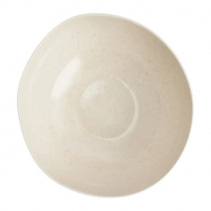Bol Organic, Ambition, 22 cm, ceramica cu glazura reactiva, bej