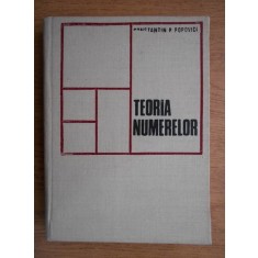 Constantin P. Popovici - Teoria numerelor (1973, editie cartonata)