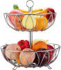 Re rat Fructeer cu 3 niveluri Coș de fructe din s&acirc;rmă metalică Organizator de p&acirc;, Oem