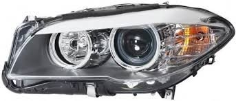 Far Bmw Seria 5 (F10/F11), 12.2009-06.2013, electric, tip bec H7+H7, cu motoras, fara unitate control, cu LED daytime running light, marca Depo, 6311 foto