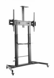 Cumpara ieftin Stand TV mobil Serioux ajustabil TV03H-610TW, dimensiuni: 1350x683x2281mm, compatibilitate