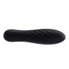 Tulip - Glonț vibrator, negru, 10.6 cm