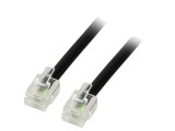 Cablu Telefon RJ11 Goobay 6m Negru Mufă Ambele Părți 50318