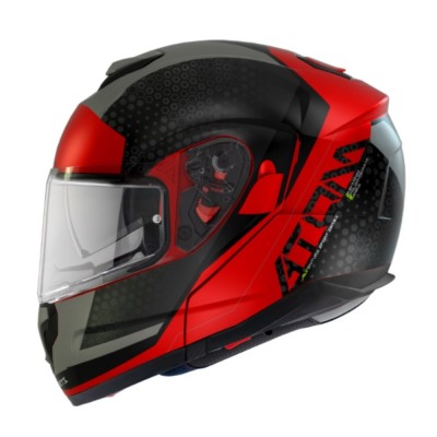 Casca modulara MT Atom SV Adventure A5 rosu mat Pinlock ready foto