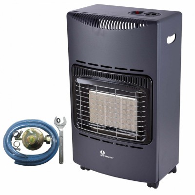 Soba incalzire pe gaz GPL 4200W, 3 trepte de putere, regulator gaz si furtun incluse foto