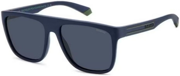 Ochelari de Soare POLAROID Unisex PLD 2161/S FLL C3 56, Matt Blue ECO