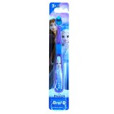 Periuță de dinți pentru copii Oral-B Frozen Elsa Multi-Protecție, 3+ ani, peri moi, mov, 1 buc.