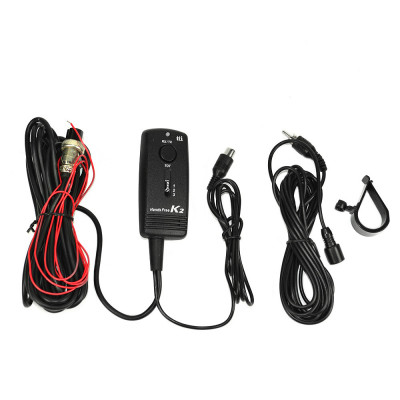 Kit Handsfree TTi pentru statii radio CB TTi THF-100 K2, cu microfon cu 6 pini, buton PTT si comutator reglare functie TOT foto