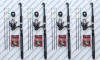 SET 4 Lansete Power tele feeder 2,40m +4 Mulinete QFC4000 si 4 role 150m fir, Lansete Feeder si Piker, Baracuda