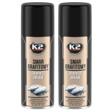 Cumpara ieftin Pachet 2 x Spray K2 vaselina grafitata 400 ml
