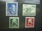 Germania Al Treilea Reich Motocicliști Wehrmacht Hitler GG Heldengedenktag Lot 4 Mărci -A666