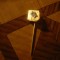 Insigna veche Ungaria - Campionat BOX , L=1,2cm , metal si email