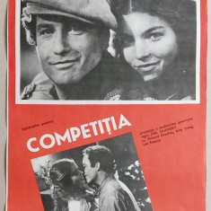 Competitia - Afis Romaniafilm film american 1980, cinema Epoca de Aur