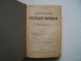 Dictionnaire francais-roumain (editia a IV-a) - Constantin Saineanu (1921)