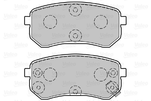 VALEO 301706 FIRST set placute frana,frana disc