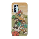 Husa compatibila cu Oppo A73 model Codename Kids Next Door, Silicon, TPU, Viceversa, Transparent, Carcasa