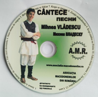CD Cantece Mihnea Vlădescu Asociatia Macedonenilor din Romania populara foto