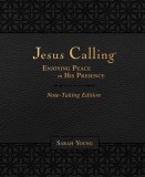 Jesus Calling Note-Taking Edition, Leathersoft, Black, with Full Scriptures: Enjoying Peace in His Presence